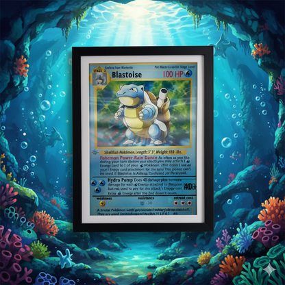 3D Pokémon Poster🔥Charizard, Blastoise💧and Venusaur 🌿